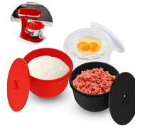 Comgooldool Silicone Mixing Bowl Liners for 6-Quart Stand Mixers, Heat-Resistant, Dishwasher-Safe, Non-Stick Replacement Liners, for Tilt-Head-KitchenAid & Similar Models(white)