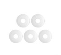 Comgooldool Silicone Toilet Flush Valve Seal Ring for Siamp 45 and Storm 33A, 2.85 Inch Rubber Washer Replacement for Cistern Drain Repair, White Gasket to Stop Leaks and Save Water, Install Bathroom