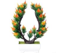 Comgooldool Silk Acacia Tree 25cm Realistic Fake Plant Pot