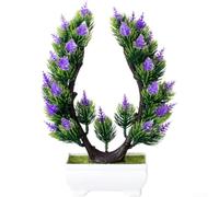 Comgooldool Silk Acacia Tree 25cm Realistic Fake Plant Pot