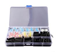 Comgooldool Solder Seal Heat Shrink Wire Connectors with Tin-Plated Solder Ring Terminals, Polyolefin Tubing & Internal Hot Melt-Adhesive, for Marine, 50-800 pcs Pack Options(250pcs)