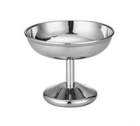 Comgooldool Stainless Steel Ice Cream Bowl for Dessert, Smoothie, Mousse, Egg Custard and Salad - Elegant Polished Finish Snack Dish, Reusable & Dishwasher Safe Party Serving Cup(D)