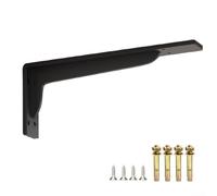 Comgooldool Triangle Bracket for Heavy Duty Shelf Support 400kg Load Capacity Wall Mounted Rack Hardware, Made of Cold Rolled Steel with Rust-Resistant Coating, Black Finish(6in)