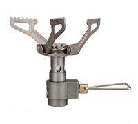 Comgooldool Ultralight Titanium Camping Stove BRS-3000T, 2700W Portable Gas Burner for Backpacking Picnic, Foldable Outdoor Cooking Heater with Butane Fuel, Compact 25g Design