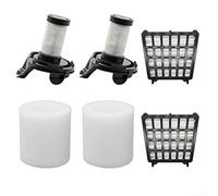 Comgooldool Vacuum Filter Set for Shark for duoclean HV390/HV391/HV392 | Replacement Filters for Shark for flex,for duoclean Corded Ultra-HV390 HV391 HV392, 6-Pack HEPA Foam Pre-Motor Kit