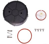 Comgooldool Water Pipe Reflux Conversion Kit Plastic Garden Hose Adapter With Screws Springs Gaskets Black 40Mm Height 89.6mm OD For Outdoor Power Equipment Pressure Washer Accessories