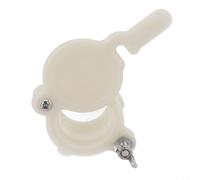 Comgooldool White Plastic Bee Tap Gate Valve For Honey Extractor And Bottling, Compact 12Cm for beekeeping Equipment Accessory To Control Honey Flow In Apiary Operations Easily