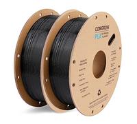 Comgrow PLA 3D Printer Filament, 3D Printer PLA Filament 1.75mm, Dimensional Accuracy +/- 0.02 mm, 2 Rolls of 1KG Spool PLA Black EU-2KGBLPLA