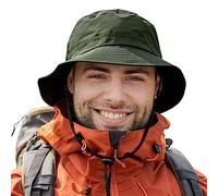 Comhats Large Bucket Hats for Men Womens Waterproof Rain Hat for Walking Golf Ladies UPF 50+ Sun Hat Packable Windproof Chin Strap Adjustable Green XL