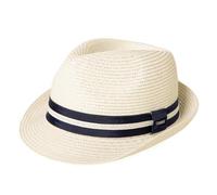 Comhats Summer Packable Panama Fedora Trilby Straw Hat 92551 White XL