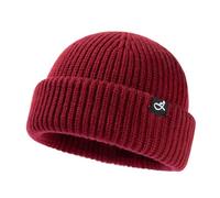 Comhats TOP-EX XL/XXL 50% Merino Wool Winter Hat Men Women Fisherman Beanie Trawler Hat Knitted Hat Warm Yellow, Burgundy red, L/XL