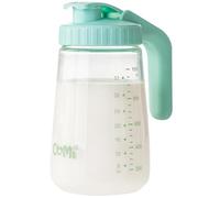 COMI 34oz Breast Milk Pitcher, Breast Milk Storage Containers for Fridge, Resistant to Heat and Cold, Breastfeeding Essentials with Sealing Ring, No Leak Glass Pitcher with Handle and Lid, Green
