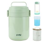 COMI Breast Milk Cooler,24H Triple-Layer Cooling,Breastmilk Storage Bottles Container, 10oz Leak Proof Outdoor Small Freezer,for Travel, Work, Night Pumping, Gift for New Moms(Green)