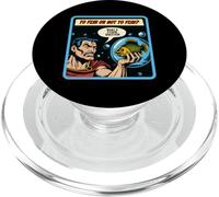 Comic Angler Query Fish or Not To Fish Humorous Fisherman's PopSockets PopGrip for MagSafe