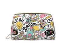 Comic Ar Makeup Organizer, Travel-Friendly Toiletry Pouch for Cosmetics, Skincare, Accessories