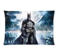 Comic Batman Super Man Super Hero Pillowcase Soft Zippered Throw Pillow Cover Cushion Case Covers Fasfion Design Two Sides Printed 20x30 Inches