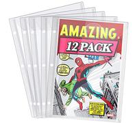 Comic Book Bags, Binder Sleeves for Comic Books, 12 Pack Comics Protector Bags