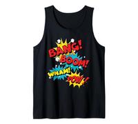 Comic Book Bubbles - Boom Pow Tank Top