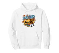Comic Book Collector Identity Badge Pride Vintage Collecting Pullover Hoodie