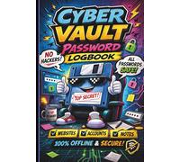 Comic Book Edition, Cyber Vault Password Logbook: A Complete Offline System for Access, Recovery & Personal Records Organise Accounts, Devices, ... Great Gift for Teens, Adults & Computer Fans