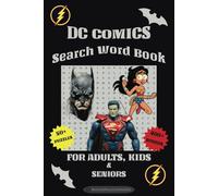 Comic Book Heroes and Villains Puzzle Book for Kids and Adults: Word Searches with Easy to Read Print about Comics, Superheroes, Villains and More | ... Gift for Vacations, Holidays and Free Times