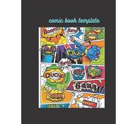 Comic Book Template: This Blank Comic Book is perfect to create a new world. Draw your own comics, now! This comic book template for kids is filled ... Your Own Story, Comics & Graphic Novels.