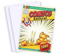 Comic Book Toploader 7.5 x 11 Inch Premium PVC Hard Cases for Current and Silver Time Comics Crystal Clear Protection Display Storage and Collection Holder 3 Pack