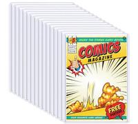 Comic Book Toploader 7.5 x 11 Inch Premium PVC Hard Cases for Current and Silver Time Comics Crystal Clear Protection Display Storage and Collection Holder 20 Pack