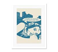 Comic Capitalism Commentary Large Framed Art Print Wall Poster 18x24 inch