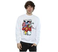 Comic Characters Sweatshirt Marvel White XL