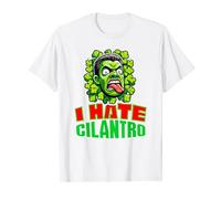 Comic Cilantro Aversion Funny Dislike of Coriander Herb T-Shirt