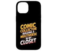 Comic Collector Building A Multiverse In My Closet Comic Fan Case for iPhone 14