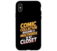 Comic Collector Building A Multiverse In My Closet Comic Fan Case for iPhone X/XS