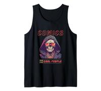 Comic Collector Graphic Novel Reader Funny Quote Tank Top