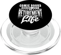 Comic Collector Graphic Novel Reader Funny Retirement Quote PopSockets PopGrip for MagSafe