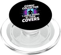 Comic Collector I Judge Books By Their Covers Comic Art PopSockets PopGrip for MagSafe