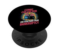 Comic Collector One Issue Away From Bankruptcy Comic Fan PopSockets Adhesive PopGrip