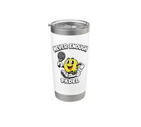 Comic Padel Funny Padel Pun Player Stainless Steel Insulated Tumbler