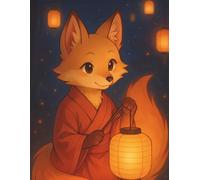 Comic Panel Journal - Fox Lantern Festival: A cozy comic sketchbook with rotating panel layouts and heartwarming quotes for storytellers and dreamers