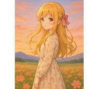 Comic Panel Sketchbook - Golden Field Girl: 100 pages of panel layouts with inspiring creative quotes for manga, comics, and storyboarding.