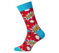 Comic Pattern Cotton Blend Dad Socks for Men & Women