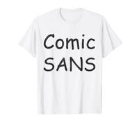 Comic Sans Font Costume Funny Halloween T-shirt T-Shirt