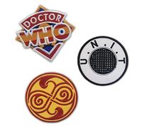 Comic Series Logo Comic Hero Unit Seal of rassilon Badges Iron or Sew on Embroidered Patches Set