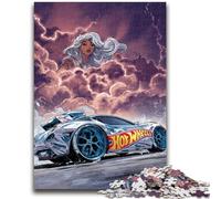 Comic Storm Sports Car Puzzles for Adults And Teenagers,Challenging Game And Family Play for Is Ideal As A Gift for The Whole Family (50x75cm)