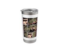 Comic Strips Art Capuchin Monkey Stainless Steel Insulated Tumbler