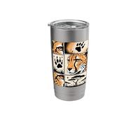 Comic Strips Art Cheetah Cheetahs Stainless Steel Insulated Tumbler