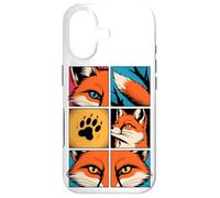 Comic Strips Art Fox Foxes Case for iPhone 17