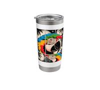 Comic Strips Art Macaw Parrot Parrots Stainless Steel Insulated Tumbler