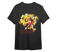 comic studio Monkey D. Ruffy One Piece T-Shirt Unisex Black, Black, L