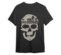 Comic Studio The Goonies T-Shirt| Skull of The Goonies | Black | M, Black/White, M